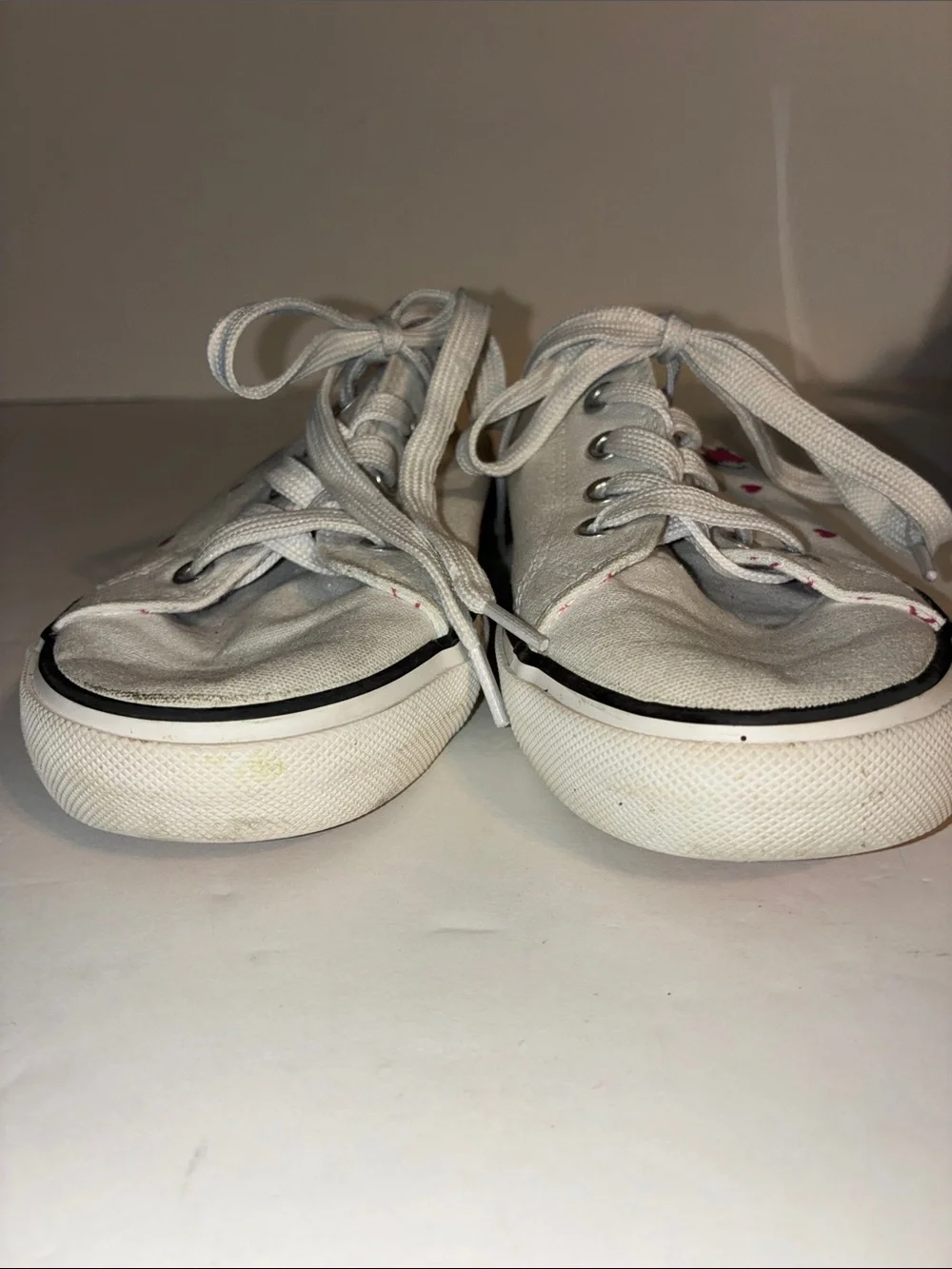Snoopy, White Canvas Sneakers, Child’s Size 1